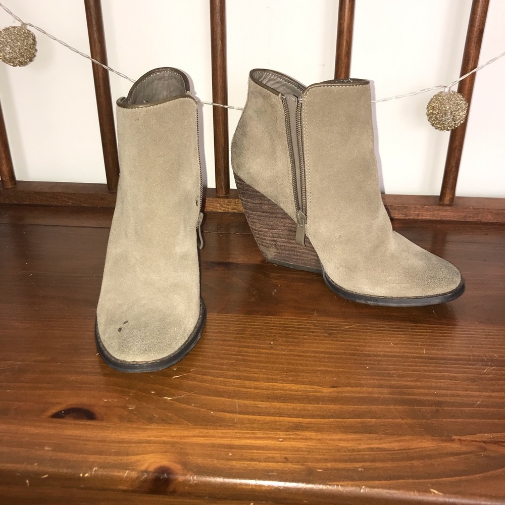 Wedge booties